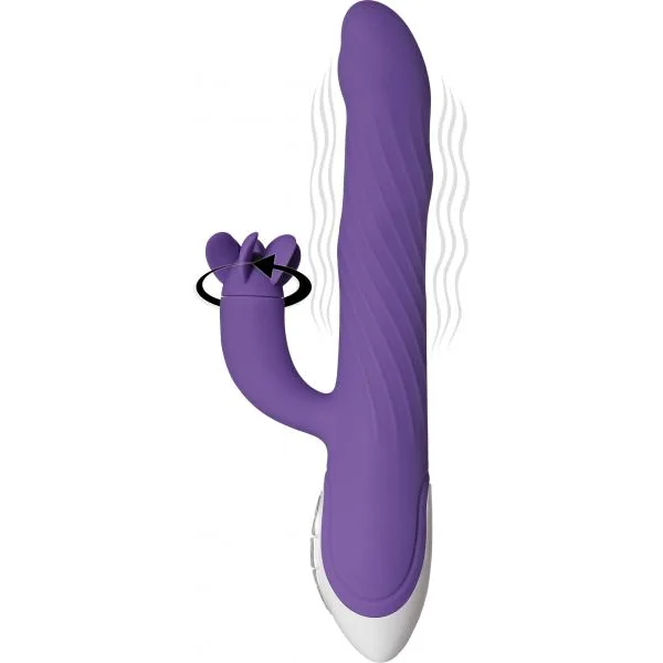 Tilt-O-Twirl Purple Rabbit Vibrator