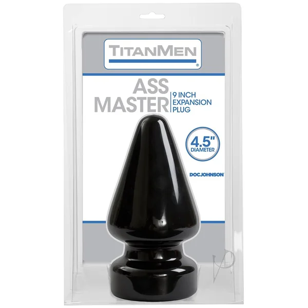 TitanMen Ass Master Expansion Anal Plug - Black