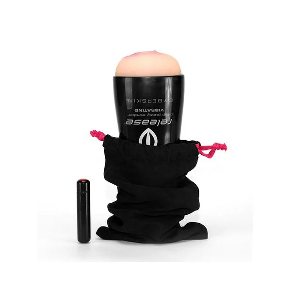 Topco Sales CyberSkin Release Pussy Stroker Flesh