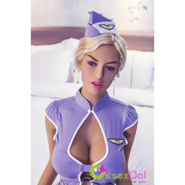 TPE Sex Dolls Best Cheap Sex Doll Blonde DL Sex Doll Big Boobs 158cm/5ft2 Doll I-Cup Wild Nurse