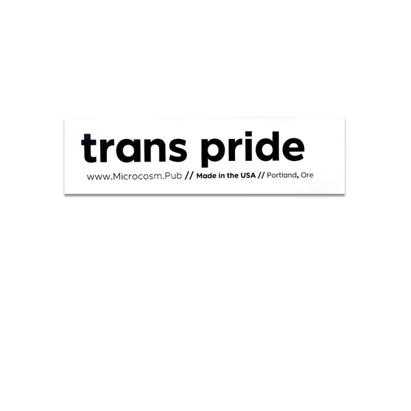 Trans Pride Sticker