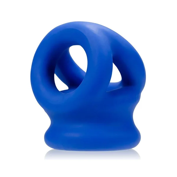 Tri Squeeze Silicone Blend 3 Ring Ballstretching Sling Blue