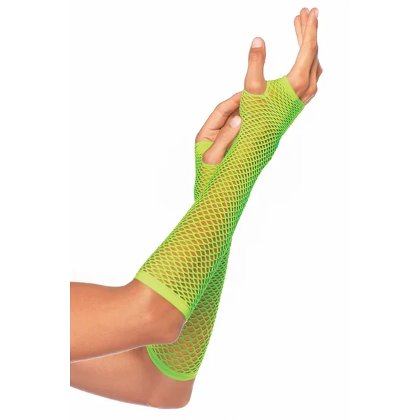 Triangle Net Fingerless Gloves