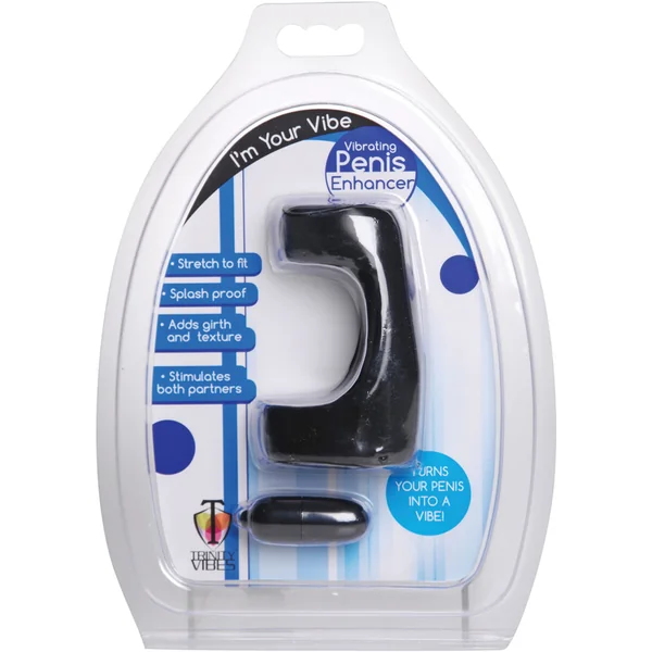 Trinity Vibes Your Vibe Penis Enhancer Black 4 Inch