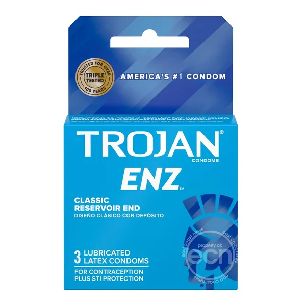 Trojan ENZ Classic Condoms - 3-Pack