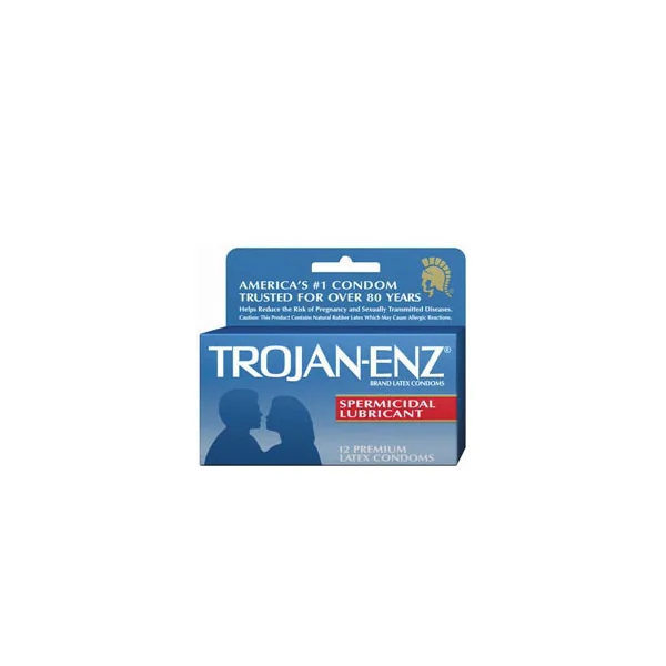 Trojan ENZ Spemicide 12 Pack Condoms