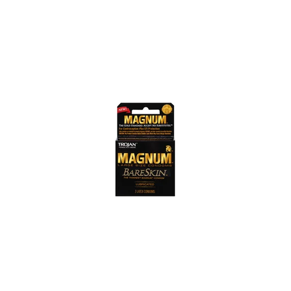 Trojan Magnum Bareskin Condoms 3 Pack