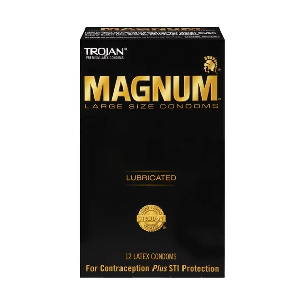 Trojan Magnum Large Size 12 Pack Condoms