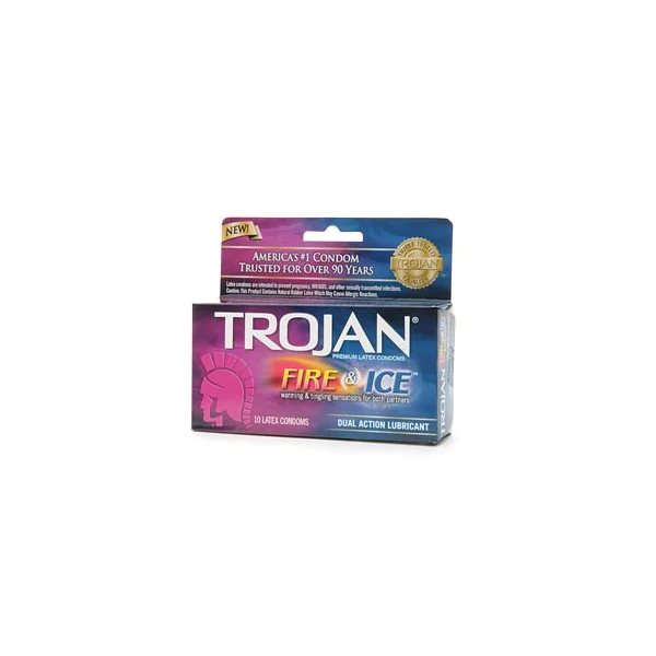 TROJAN PLEASURES FIRE & ICE - 3PK / 10 PK