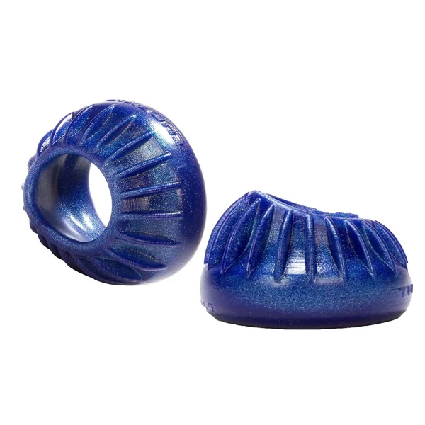 Turbine Silicone Penis Ring Blue Balls OxBalls