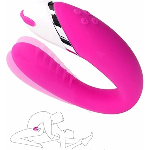 U Shape Double Motors Waterproof Wearable Vibrator