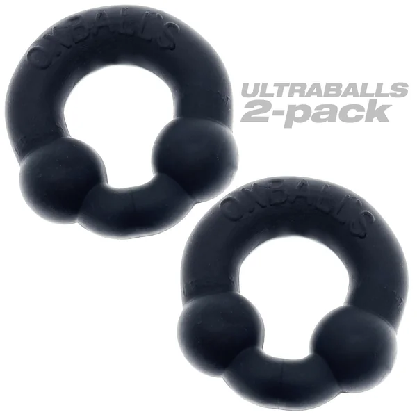 ULTRABALLS, 2-pack cockring – PLUS+SILICONE special edition – NIGHT