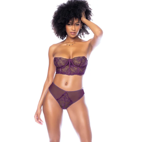 Underwire Bustier with Thong