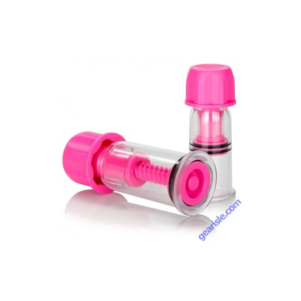 Vacuum Twist Suckers Nipple Play Pink