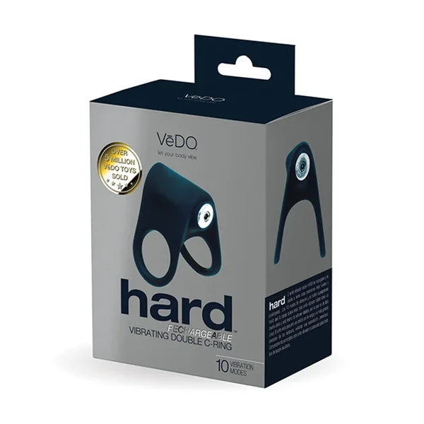 VeDo Hard Rechargeable Cock Ring (Black)