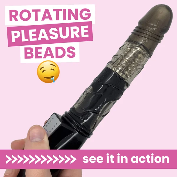 Veined Rotating Dildo