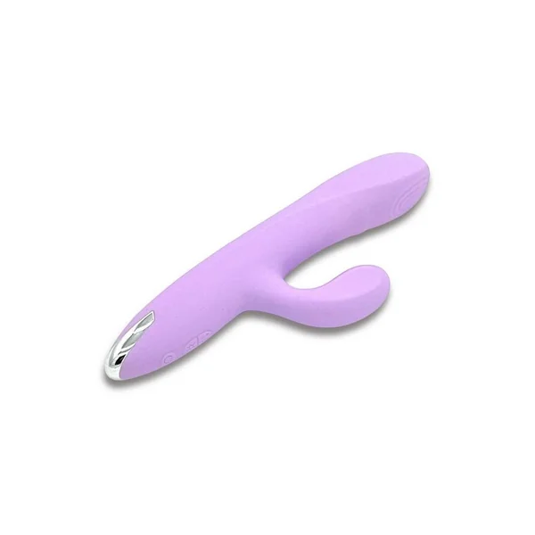 Velvet GoGo All-in-1 Thruster Rechargeable Silicone Dildo – Purple