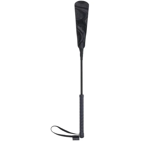 Velvet Noir Strike Riding Crop