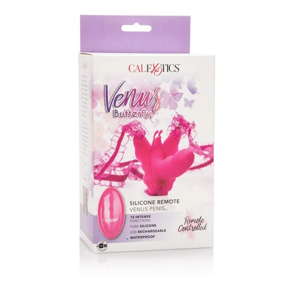 Venus ButterflySilicone Remote USB Rechargeable Waterproof