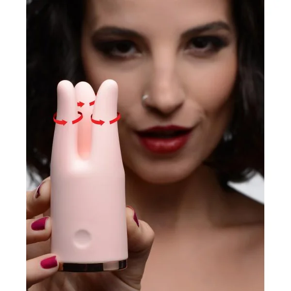 Vibrassage Twirl 10X Vibrating Clitoral Teaser Pink