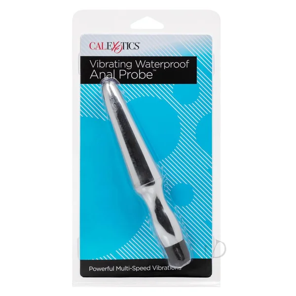 Vibrating Anal Probe - Silver