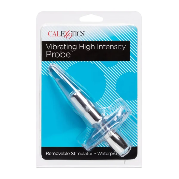 Vibrating High Intensity Butt Plug - Blue