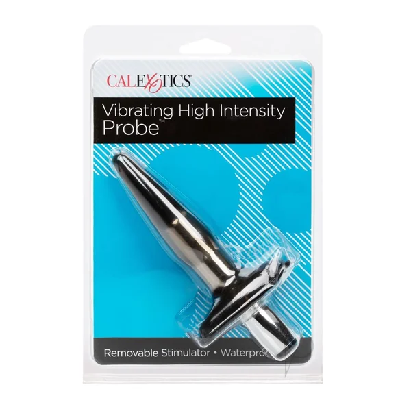 Vibrating High Intensity Probe Butt Plug - Smoke