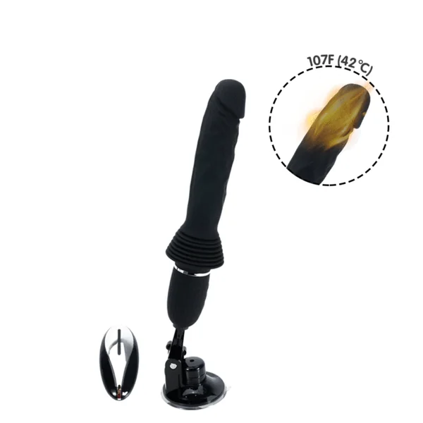 Viper-X Thrusting & Heating Remote Control Dildos Vibrator