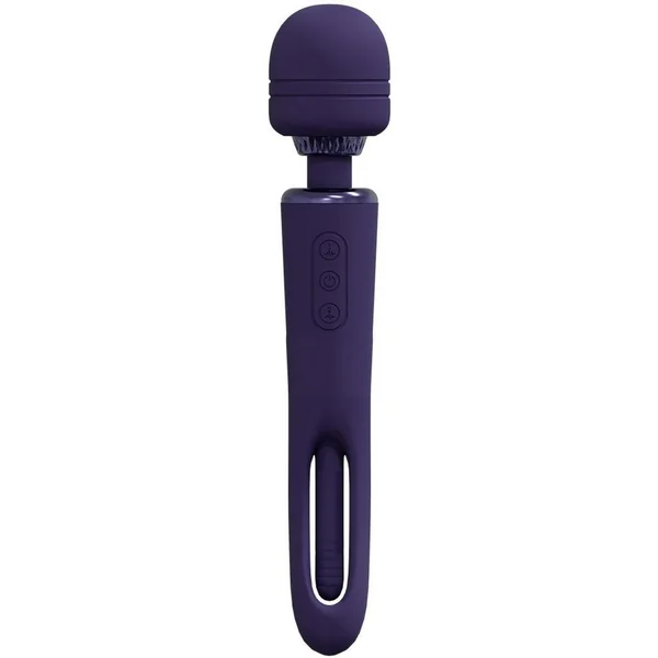 Vive Kiku Rechargeable Double Ended Wand with G-Spot Stimulator