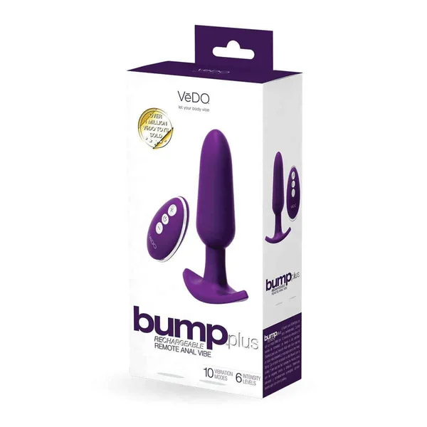 VēDO Bump Plus Vibrating Butt Plug
