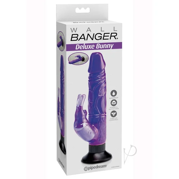 Wall Bangers Deluxe Vibrating Suction Rabbit Vibrator Waterproof