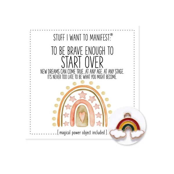 Warm Human to Be Brave Enough to Start Over