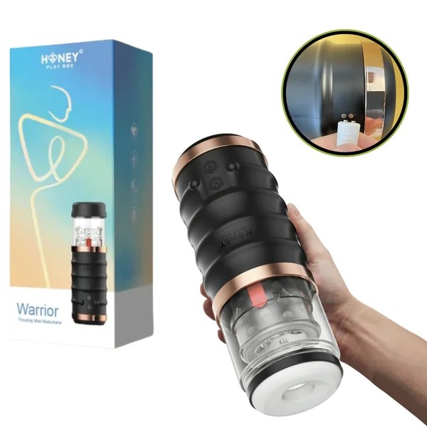 Warrior Auto Thrust Stroker Thrusting Rechargeable Masturbator