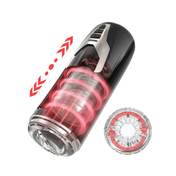 Warriors Series Thrusting Swirling Automatic Masturbator