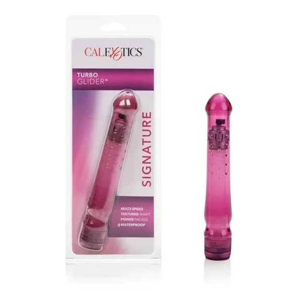 Waterproof Turbo Glider Vibrator – Pink