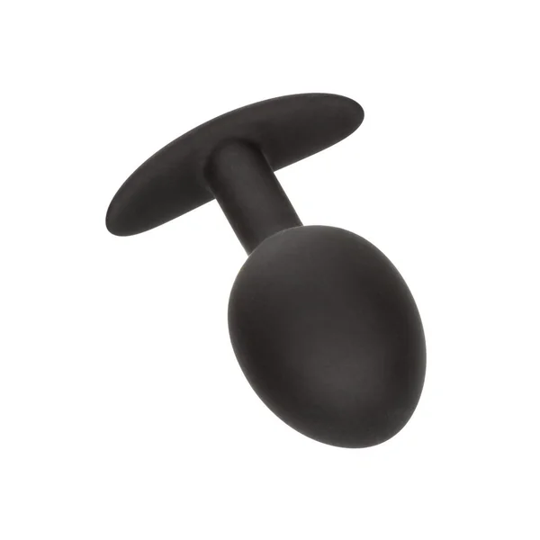 Weighted Silicone Anal Plug – Black
