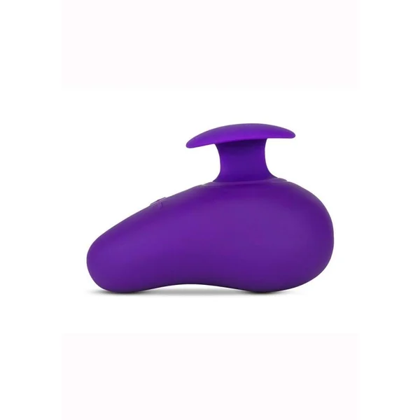 Wellness Palm Sense Rechargeable Silicone Massager – Purple