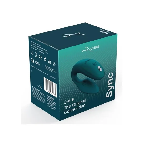 We-Vibe Sync Rechargeable Silicone Couples Vibrator with Remote Control - Green Velvet