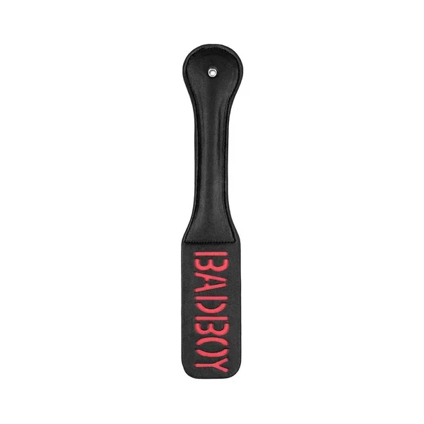 Whips & Paddles: Ouch! Paddle – BAD BOY – Black