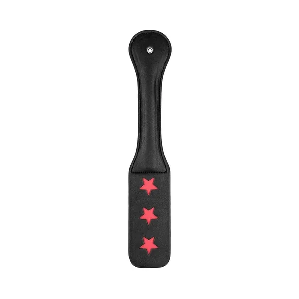 Whips & Paddles: Ouch! Paddle – STARS – Black