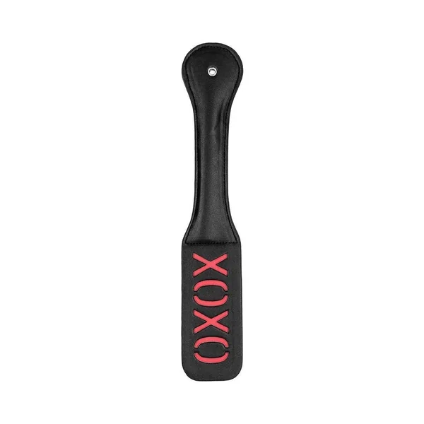 Whips & Paddles: Ouch! Paddle – XOXO – Black