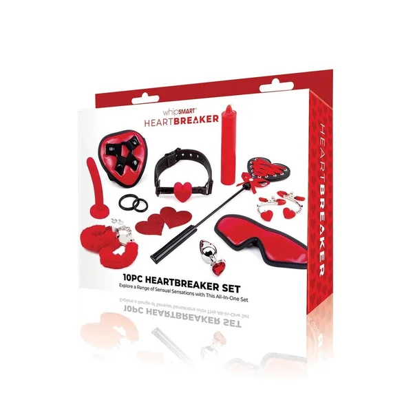Whipsmart Heartbreaker Set (10 Piece) - Red/Black