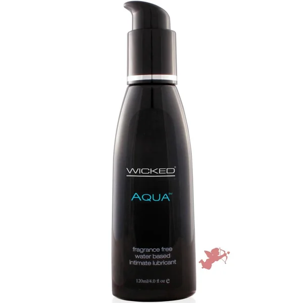 Wicked Aqua Water Based Lubricant Fragrance Free 4oz