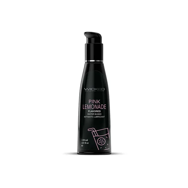 Wicked Sensual Care - Aqua Flavored Lubricant - Pink Lemonade - 4oz