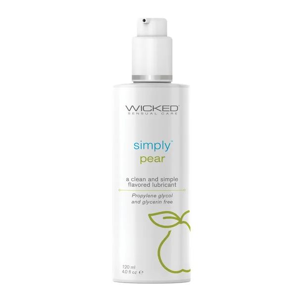 Wicked Sensual Care Simply Water Based Lubricant - 4 oz Pear