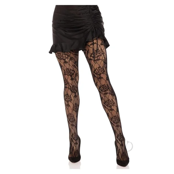 Wild Rose Net Tights