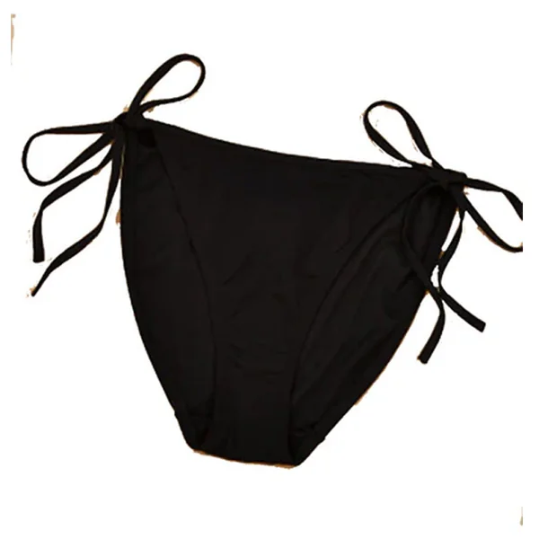 Wilderness Dreams Black String Bikini Bottom