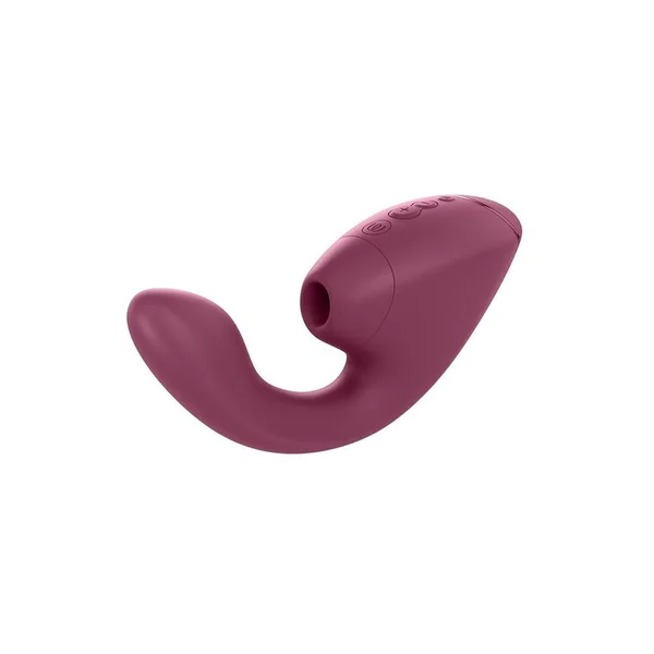 Womanizer Next Duo Rechargeable Silicone Dual G-Spot and Clitoral Stimulator - Dark