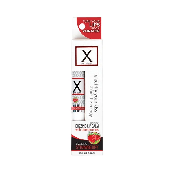 X on the Lips Lip Balm - Sizzling Strawberry - .75 Oz.