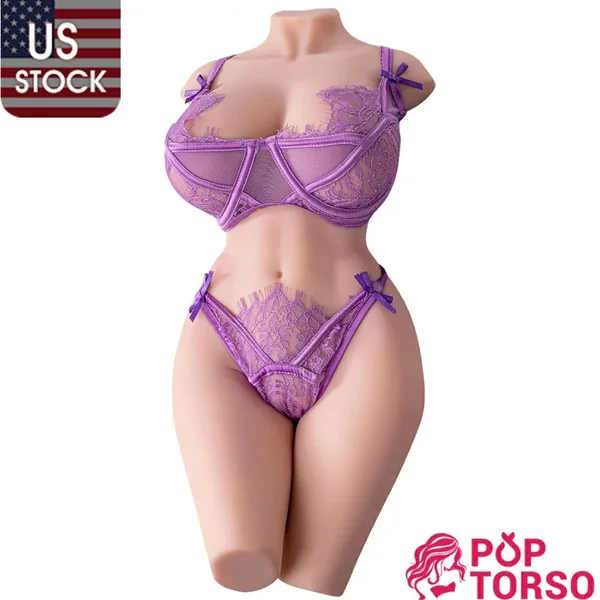 Xise Rachel 15.43LB Female Half Body BBW Big Breast Butts Life Size Sex Doll Torso Male Adult Toys [USA & EU STOCK]